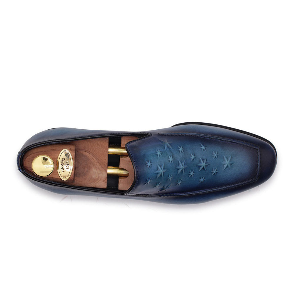Harris Firenze 1913 Calfskin Loafers Blue