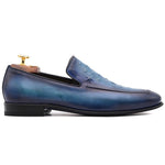Harris Firenze 1913 Calfskin Loafers Blue