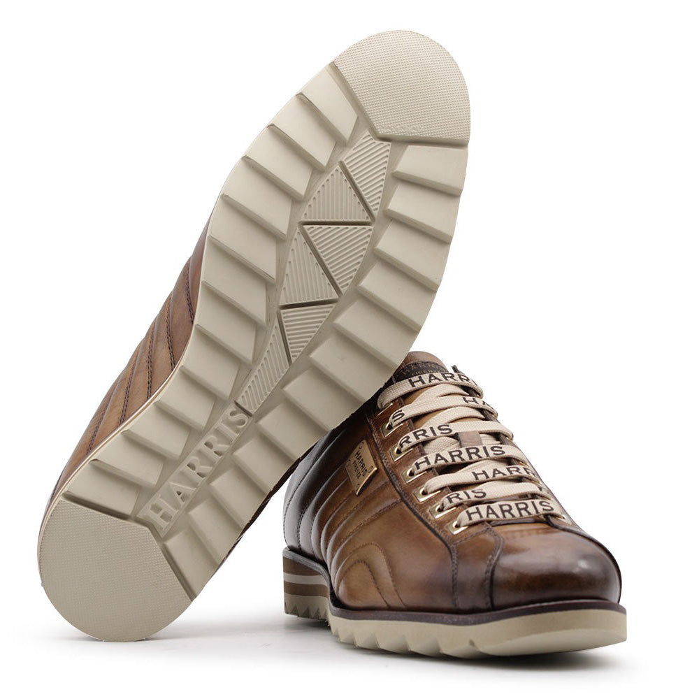 Harris Firenze 1913 Calfskin Sneakers Beige