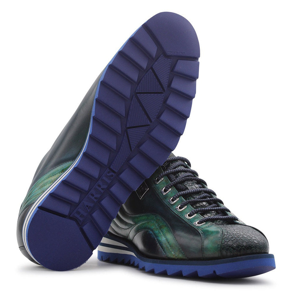 Harris Firenze 1913 Calfskin Sneakers Green