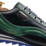 Harris Firenze 1913 Calfskin Sneakers Green
