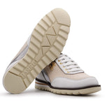 Harris Firenze 1913 Calfskin / Suede Sneakers White