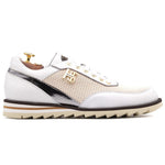 Harris Firenze 1913 Calfskin / Suede Sneakers White