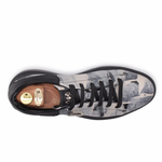 Harris Firenze 1913 CamouflagePrinted Leather Sneakers White