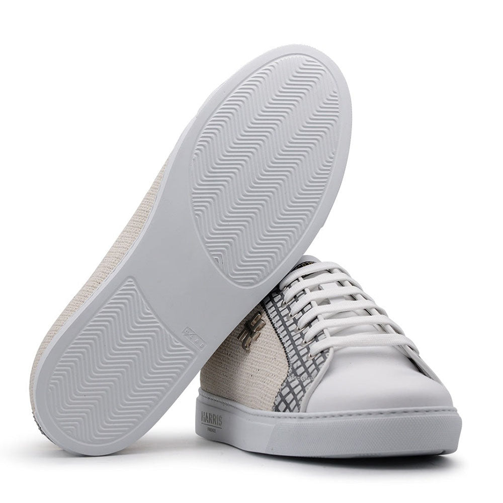 Harris Firenze 1913 Canvas / Leather Sneaker White