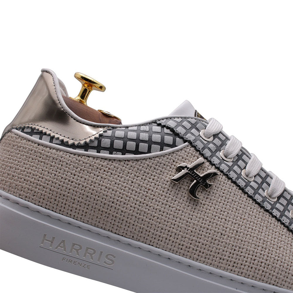 Harris Firenze 1913 Canvas / Leather Sneaker White
