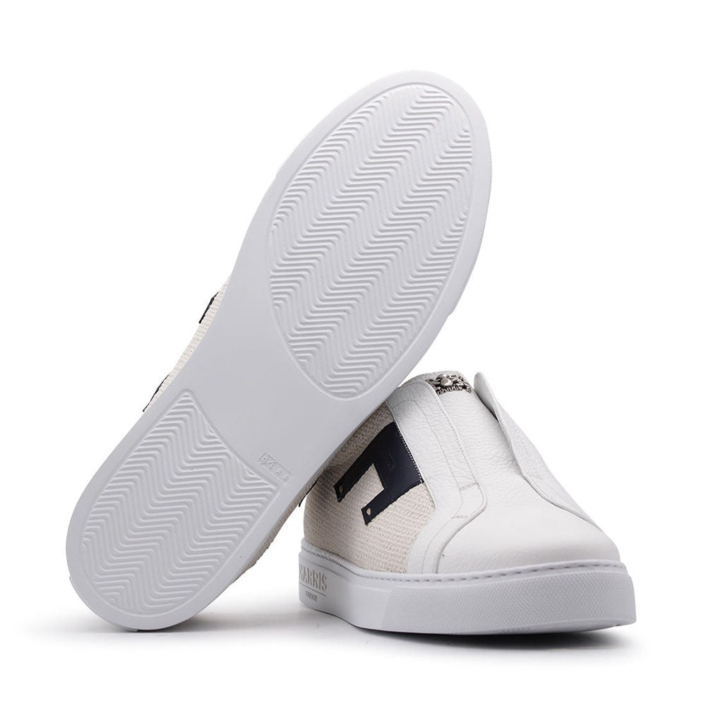 Harris Firenze 1913 Canvas / Leather Sneakers Black / White