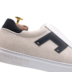Harris Firenze 1913 Canvas / Leather Sneakers Black / White