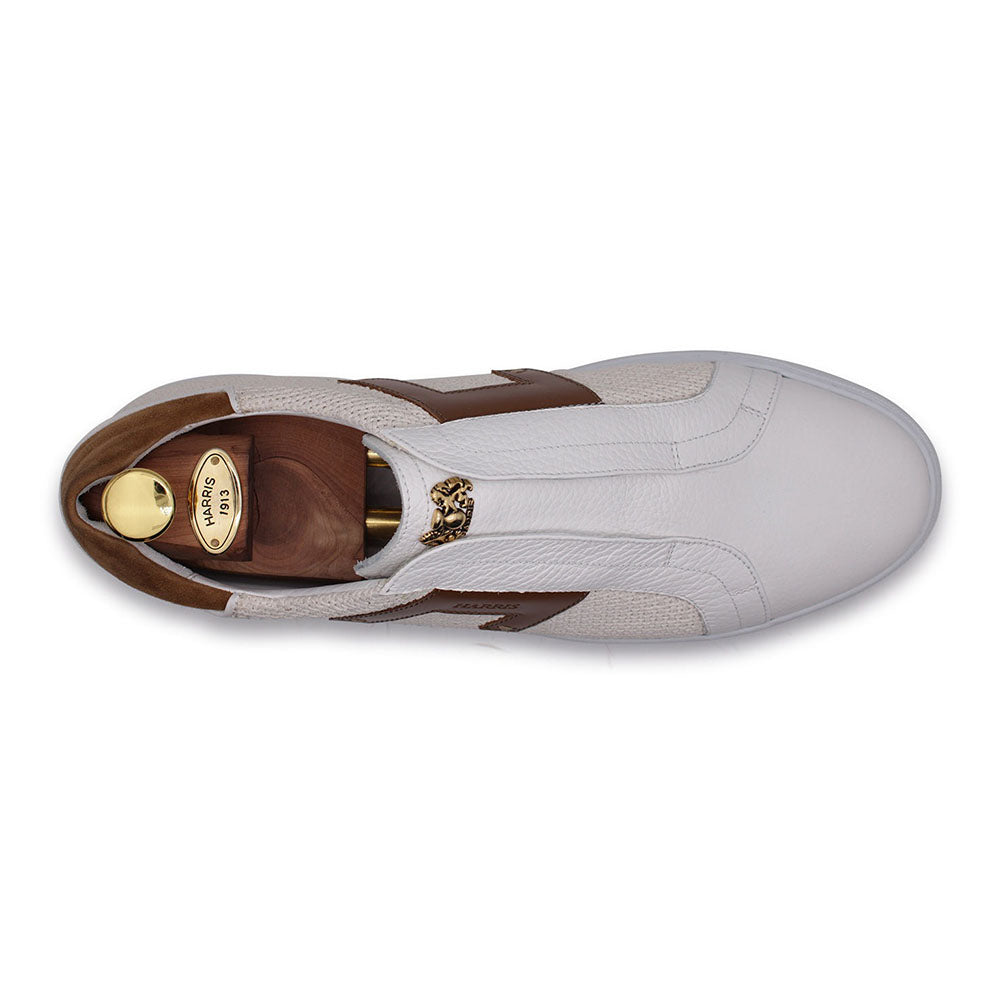 Harris Firenze 1913 Canvas / Leather Sneakers Brown / White