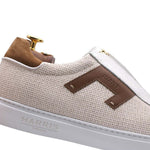 Harris Firenze 1913 Canvas / Leather Sneakers Brown / White