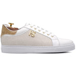 Harris Firenze 1913 Canvas / Leather Sneakers Gold / White