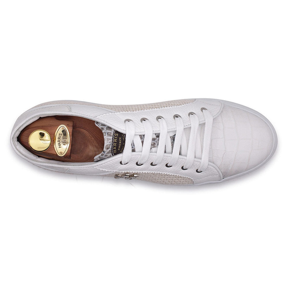 Harris Firenze 1913 Canvas / Leather Sneakers White