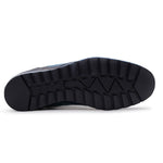 Harris Firenze 1913 Crocodile Print / Calfskin Boots Blue