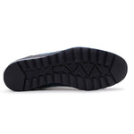 Harris Firenze 1913 Crocodile Print / Calfskin Boots Blue