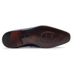 Harris Firenze 1913 Crocodile Print Moccasin Blue