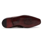 Harris Firenze 1913 Crocodile Print Moccasin Brown
