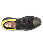 Harris Firenze 1913 Crocodile Print Sneakers Black
