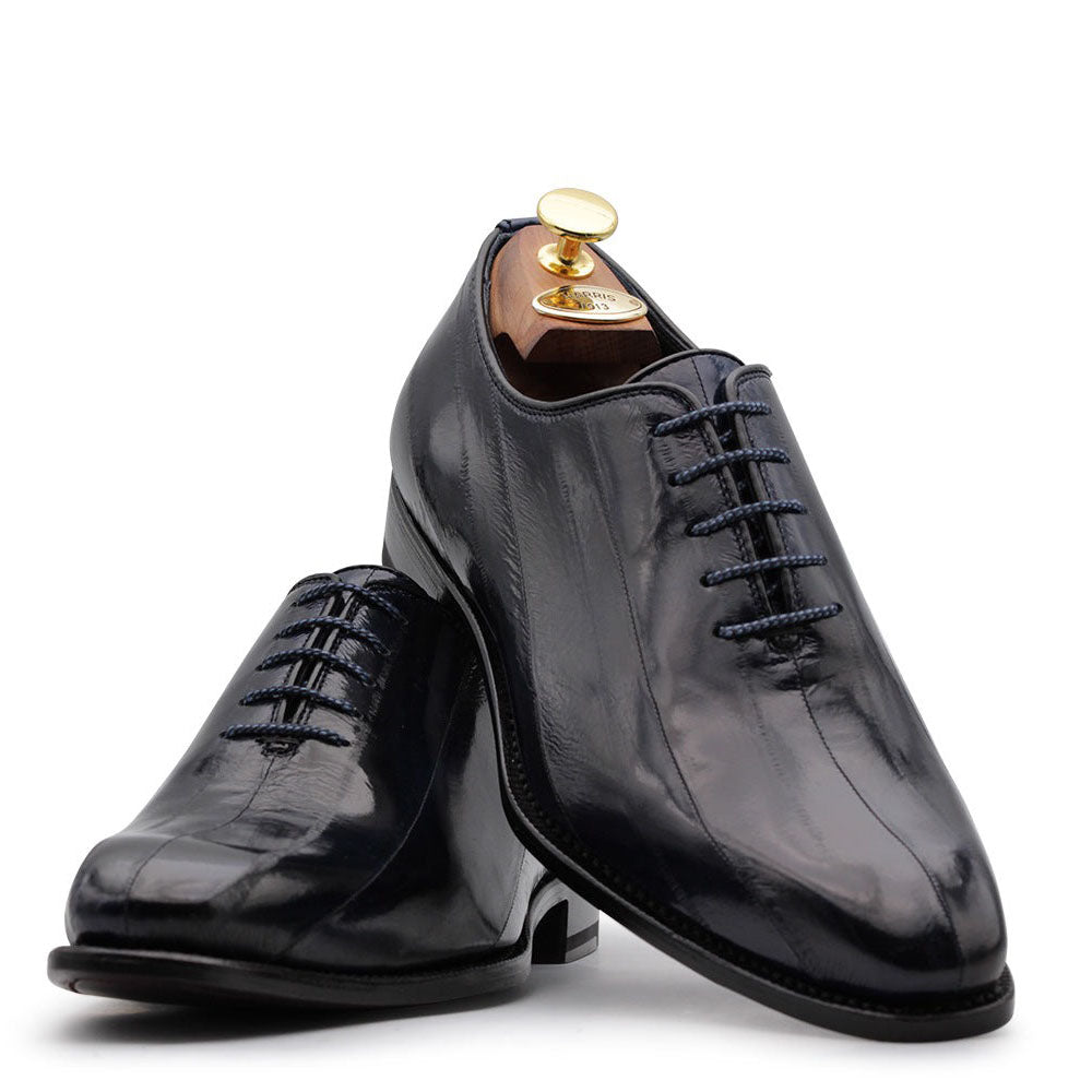 Harris Firenze 1913 Eel Leather Shoes Blue