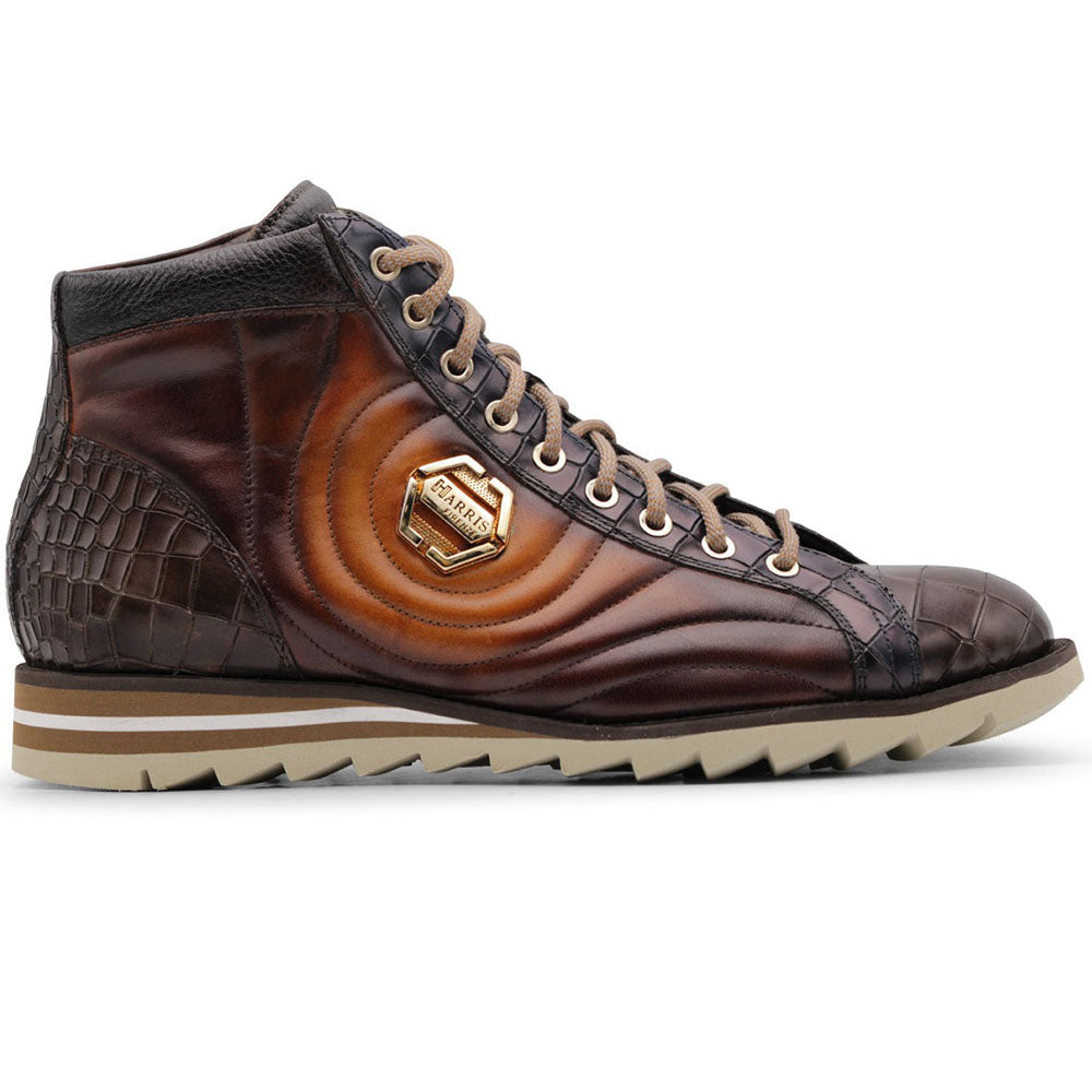 Harris Firenze 1913 Leather Ankle Boots Brown