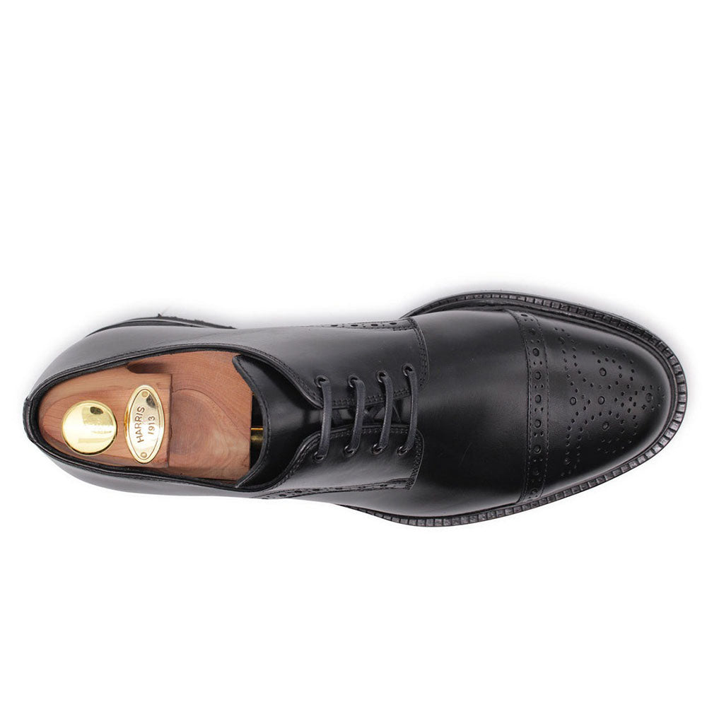 Harris Firenze 1913 Leather Brogue Derby Black