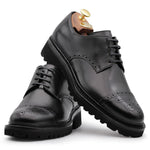 Harris Firenze 1913 Leather Brogue Derby Black