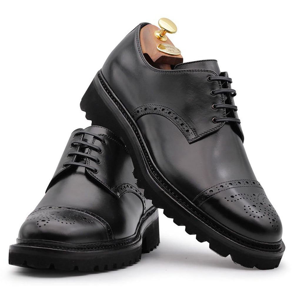 Harris Firenze 1913 Leather Brogue Derby Black