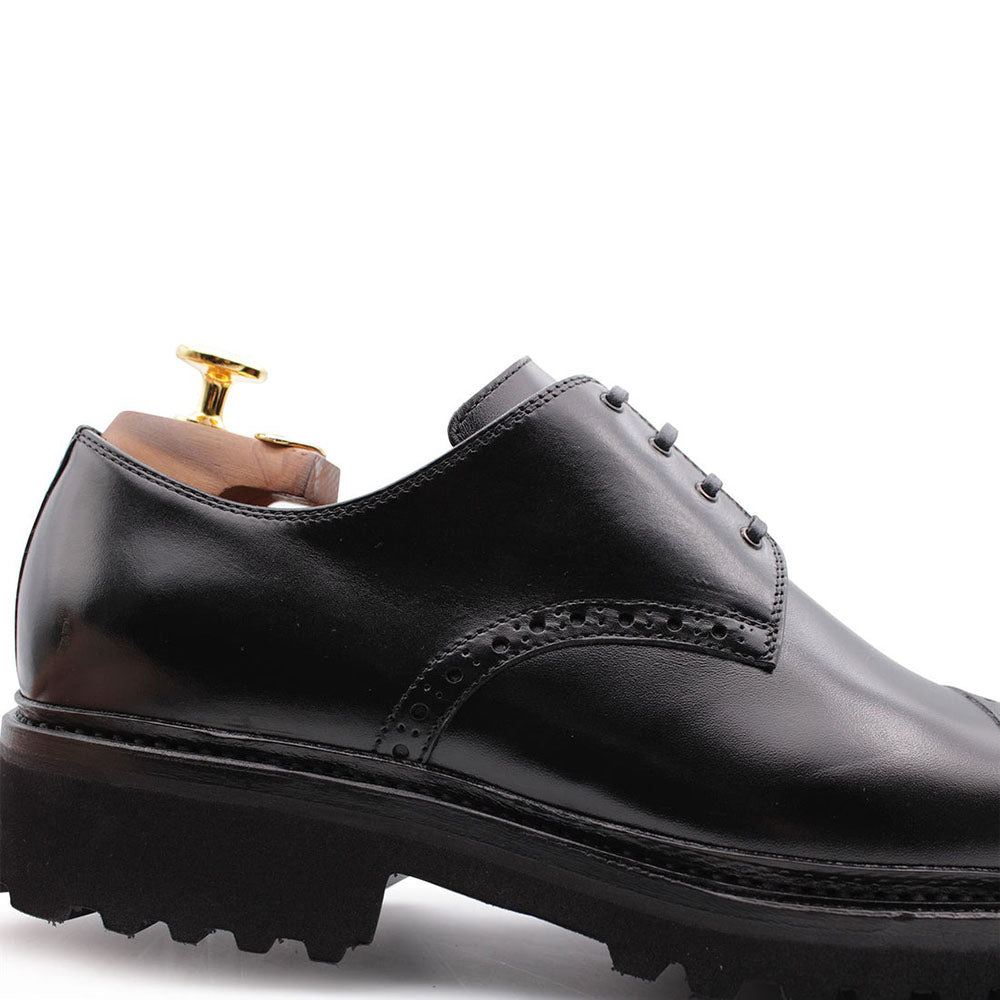 Harris Firenze 1913 Leather Brogue Derby Black