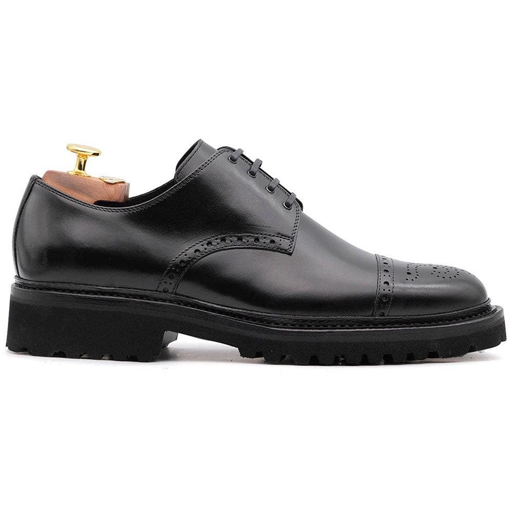 Harris Firenze 1913 Leather Brogue Derby Black