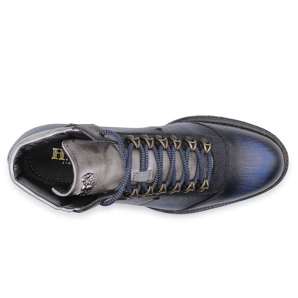 Harris Firenze 1913 Leather Hiking Boots Blue