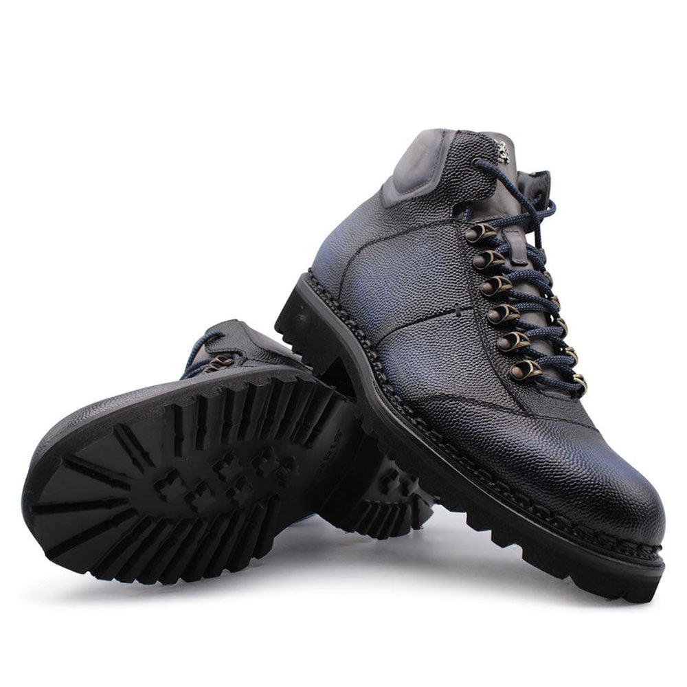 Harris Firenze 1913 Leather Hiking Boots Blue