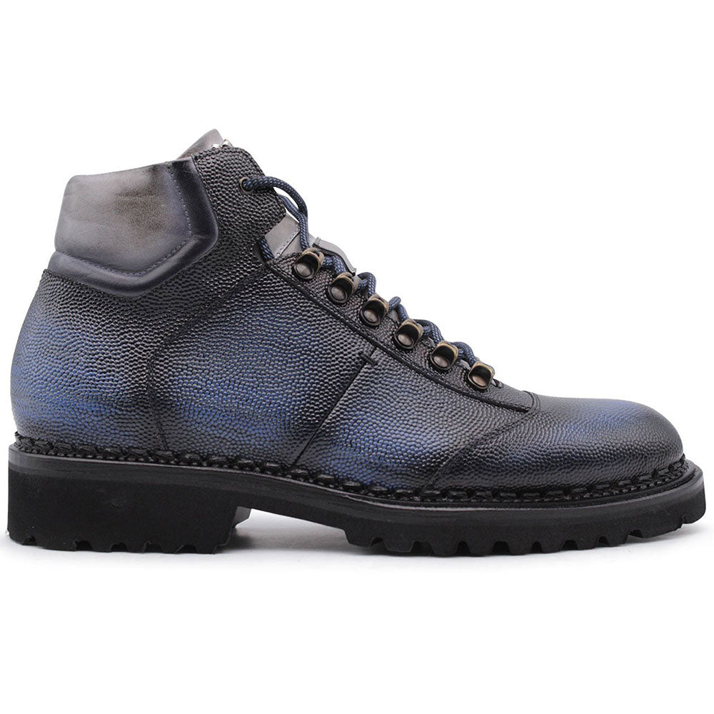 Harris Firenze 1913 Leather Hiking Boots Blue