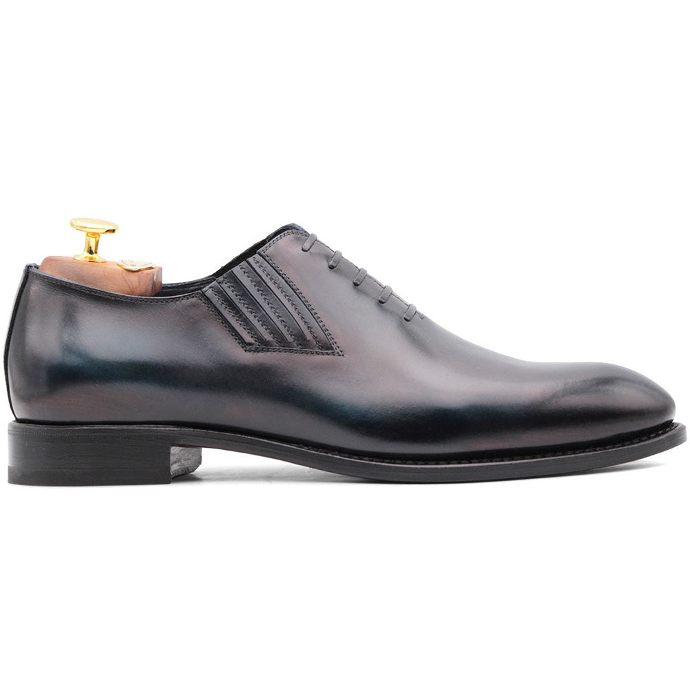 Harris Firenze 1913 Leather Slip-On Oxfords Blue