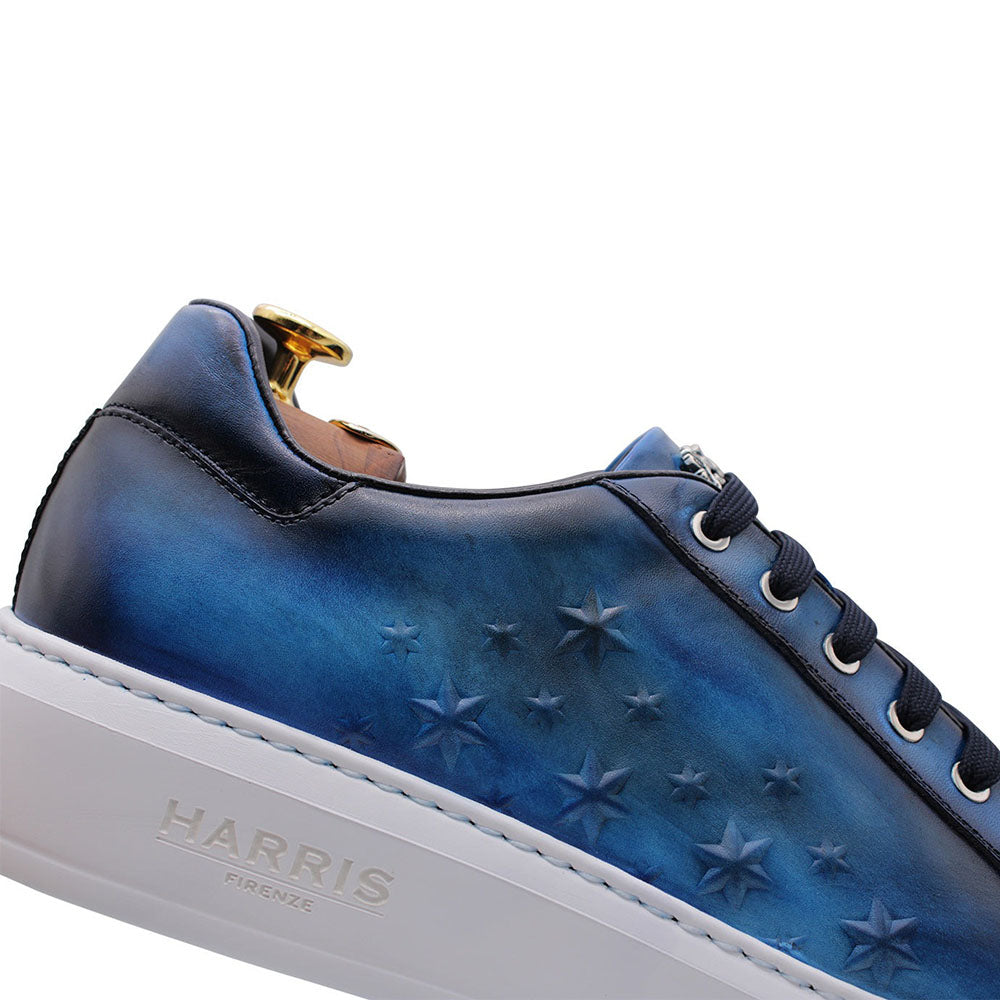 Harris Firenze 1913 Leather Sneakers Blue  