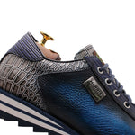 Harris Firenze 1913 Leather Sneakers Blue