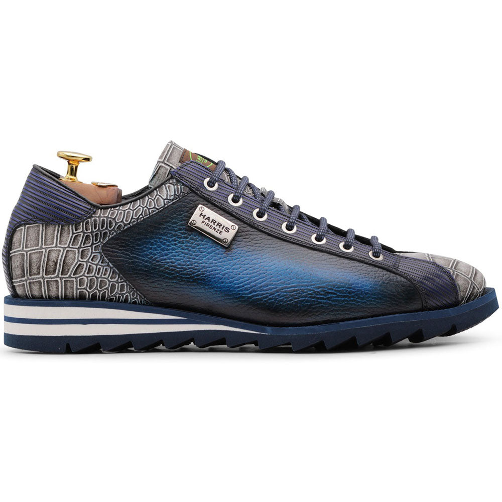 Harris Firenze 1913 Leather Sneakers Blue