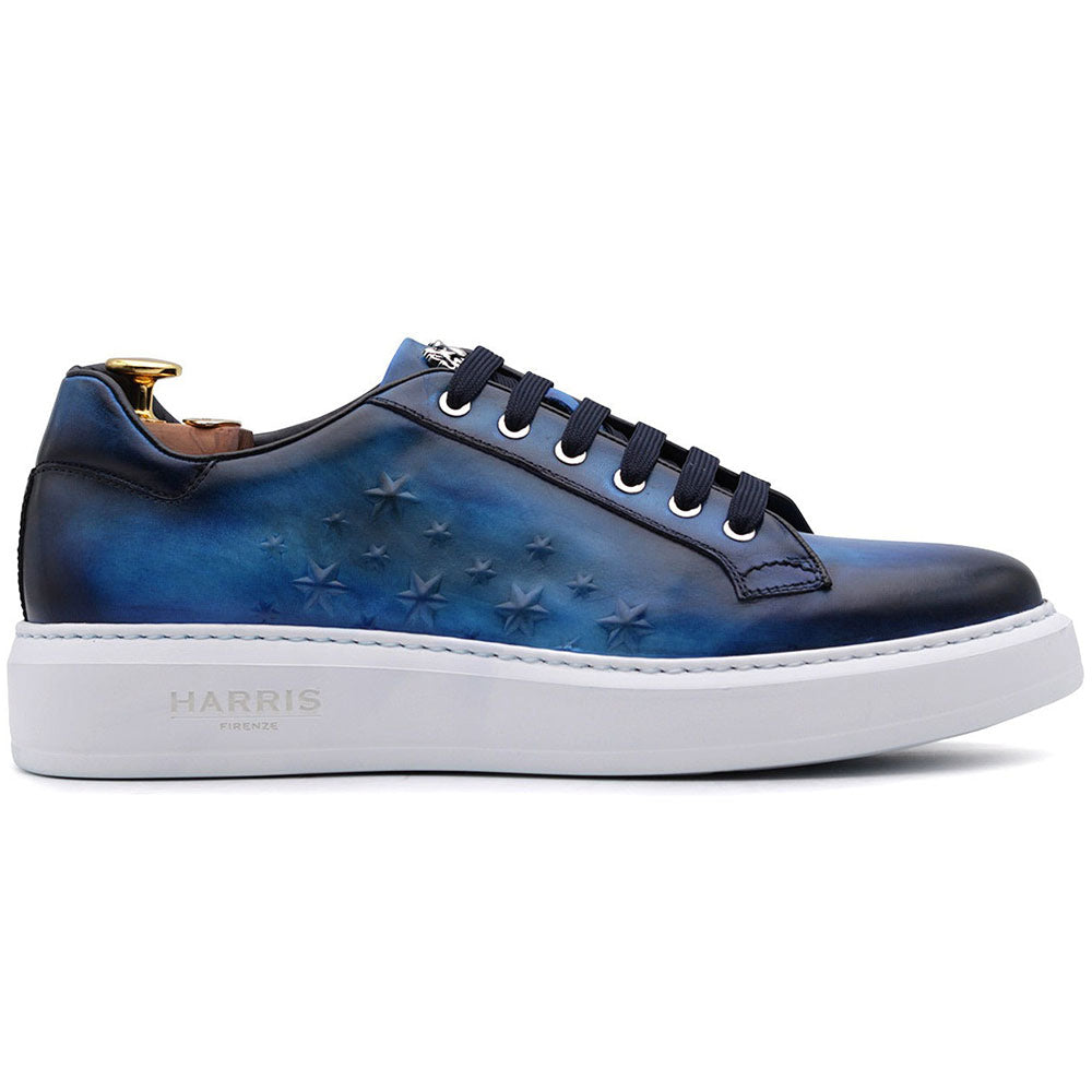Harris Firenze 1913 Leather Sneakers Blue