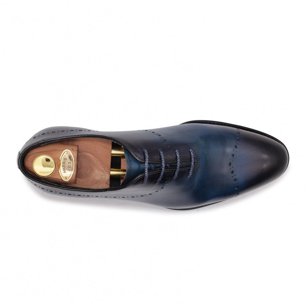 Harris Firenze 1913 Leather Stringed Shoes Blue