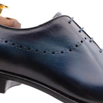 Harris Firenze 1913 Leather Stringed Shoes Blue