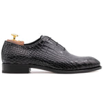 Harris Firenze 1913 Leather Stringed Wholecut Shoes Black