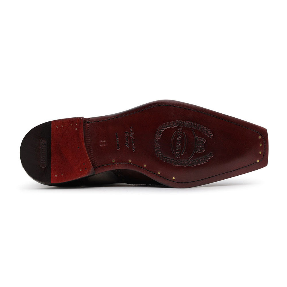 Harris Firenze 1913 Leather Wingtip Derby Shoes Brown