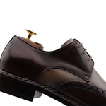 Harris Firenze 1913 Leather Wingtip Derby Shoes Brown