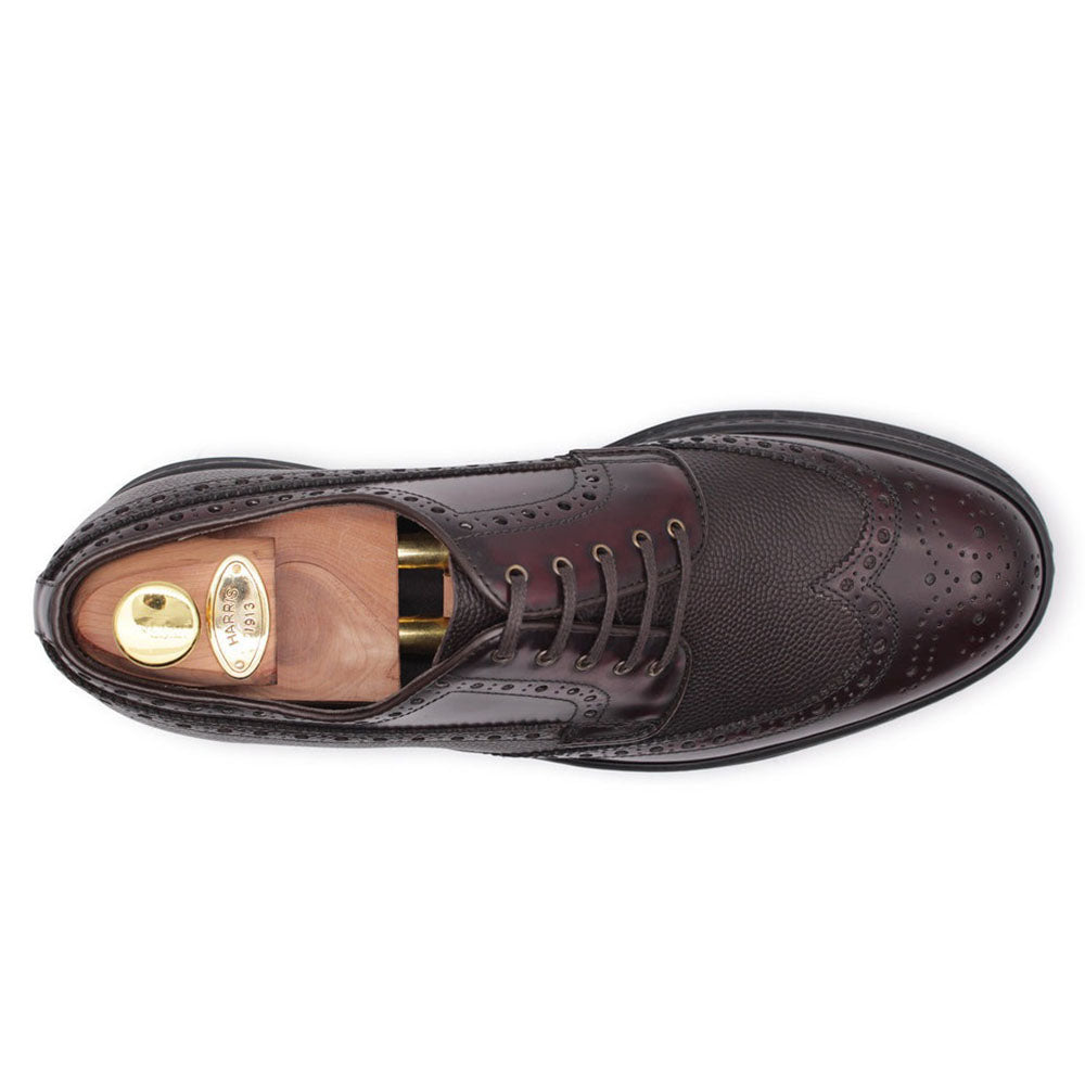 Harris Firenze 1913 Leather Wingtip Shoes Brown