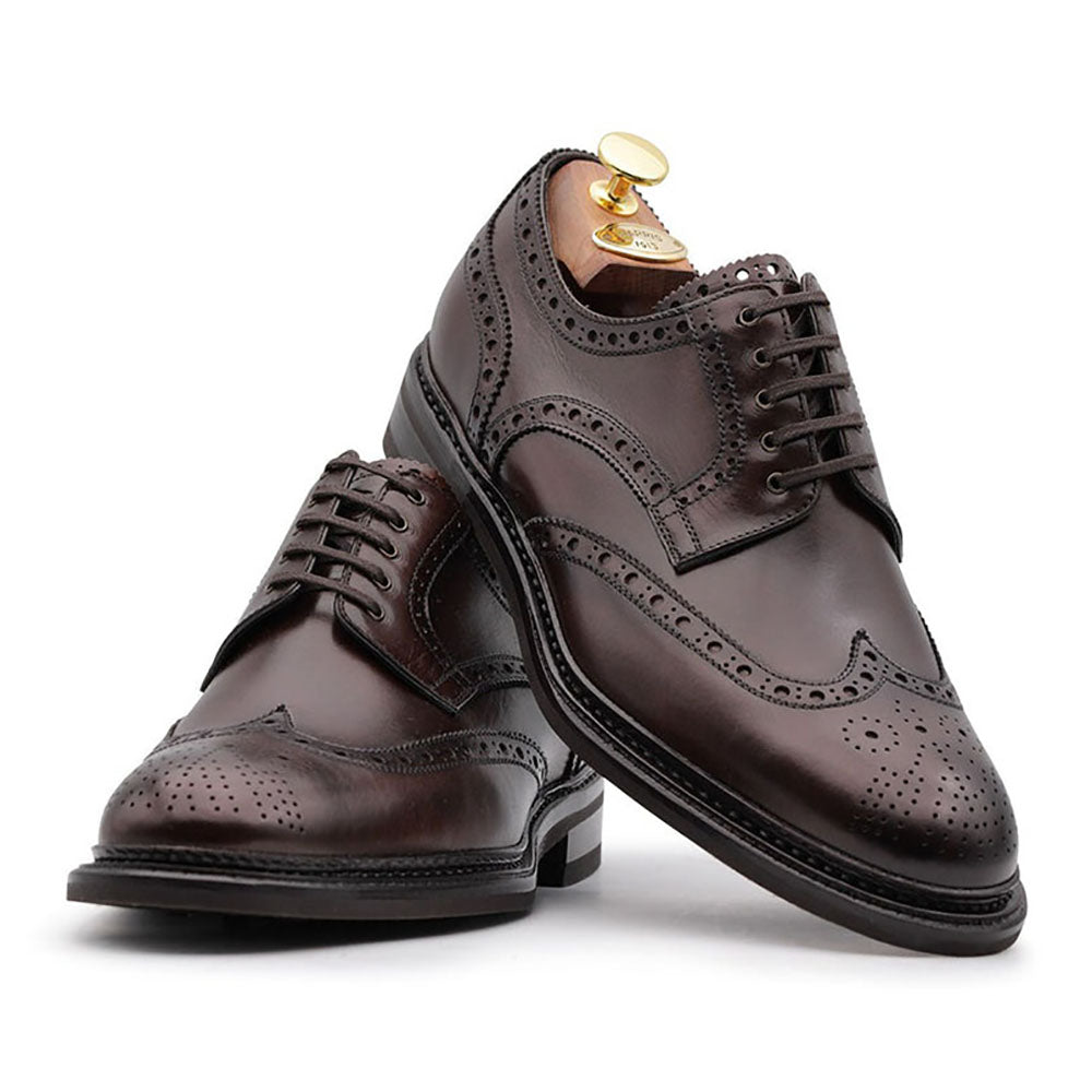 Harris Firenze 1913 Leather Wingtip Shoes Brown
