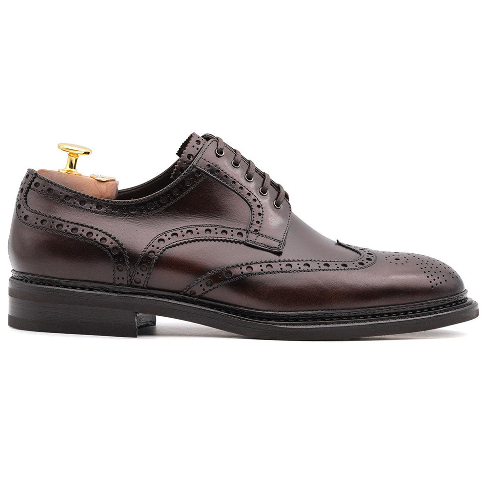 Harris Firenze 1913 Leather Wingtip Shoes Brown