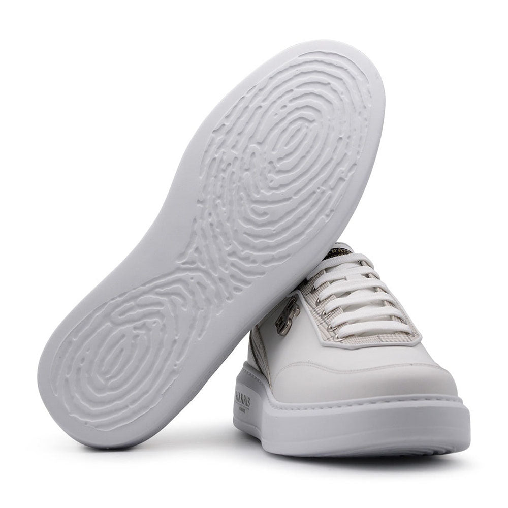 Harris Firenze 1913 Minimalist Leather Sneakers White