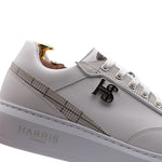 Harris Firenze 1913 Minimalist Leather Sneakers White