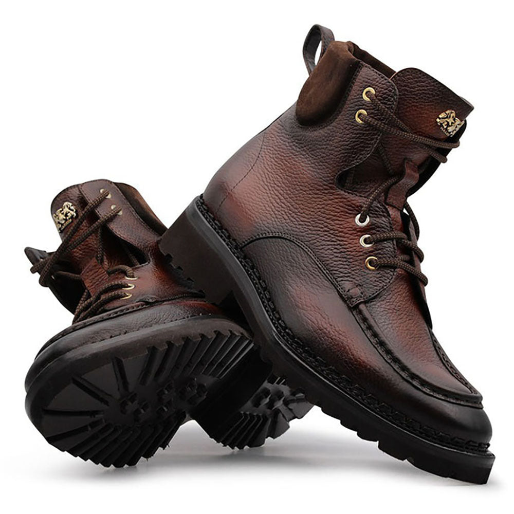 Harris Firenze 1913 Moose Leather Boots Brown