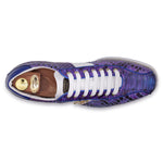 Harris Firenze 1913 Natural Python Sneakers Viola