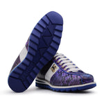 Harris Firenze 1913 Natural Python Sneakers Viola