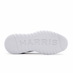 Harris Firenze 1913 Ostrich Print Calfskin Hi-Top Sneakers Blue